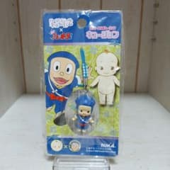 キュージョン キューピー 忍者ハットリくん 根付 ストラップ 新品未