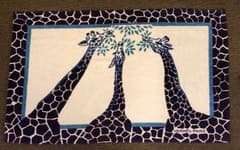 【エルメス HERMÈS】大判ビーチタオル/ラグ ジラフ柄のサムネイル