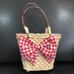 anyFAM かごバッグ★新品同様 28.のサムネイル