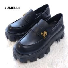 JUMELLE ジュメロ トラックソールローファー 38 厚底 - メルカリ