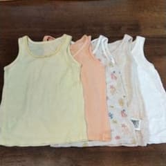 ユニクロ 肌着 タンクトップ　90　５枚セットのサムネイル