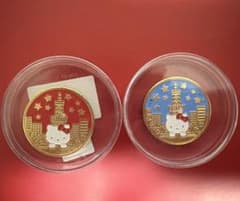 東*豊様 ハローキティ 東京タワー メダル 2種セットのサムネイル