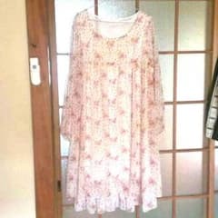 toranpu1127様専用花柄ワンピース 夏用 大きいサイズ ３Ｌのサムネイル
