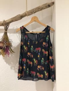 値下げ！zara＊シフォン タンクトップのサムネイル