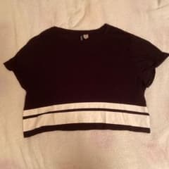 H&M クロップトップ半袖Tシャツのサムネイル