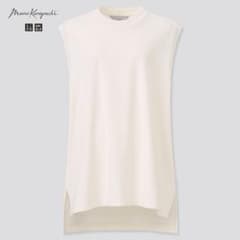 エアリズムコットンオーバー サイズＴ（ノースリーブ）OFF WHITEのサムネイル