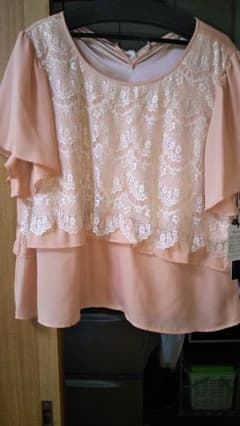 シフォン　大きいサイズ　トップス　4Lのサムネイル