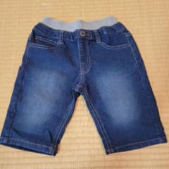 デニム地ハーフパンツ120cmのサムネイル