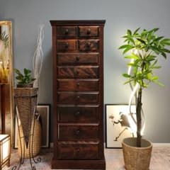 北海道民芸調チェスト 9段 11杯 - メルカリ