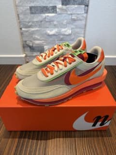 【新品未使用】CLOT×Sacai×Nike LD Waffle"Orangeのサムネイル