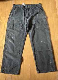 Carhartt ダックペインターダブルニーパンツ B11 黒 W38 古着のサムネイル