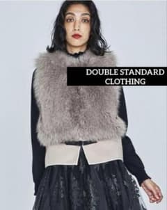 新品未使用☆ダブルスタンダードsov. フォックスファー ベスト ジレ