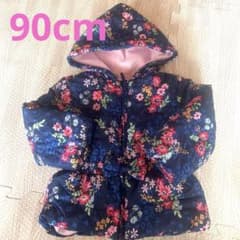 花柄♡中綿ジャケット♡90cm ネイビーカーターズのサムネイル