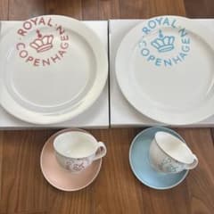 ロイヤルコペンハーゲン ニューシグネチャー　カップ　お皿　ペアセット 食器 ロイヤルコペンハーゲン ニューシグネチャー カップ お皿 ペアセット