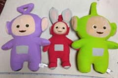 テレタビーズ　ぬいぐるみ　デフォルメ　うさ耳