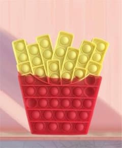 新品♡プッシュポップバブル♡ポテト型　シリコーンのサムネイル