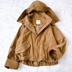 Spick & Span グログランフーディーブルゾン マウンテンパーカー