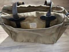 FILSON ベージュ キャンバス トートバッグ
