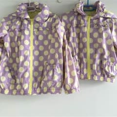 kids服(ウィンドブレーカー90.120cm)お揃いset値下げのサムネイル