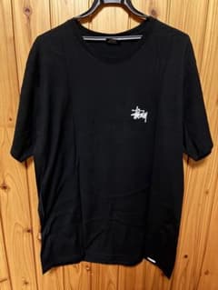 【最終値下げです】STUSSY ブラック Tシャツ Lサイズのサムネイル