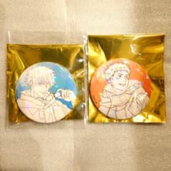 呪術廻戦 マルキューブ ホロ 缶バッジ 線画 五条 虎杖 - メルカリ