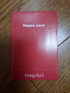 ゴンチャ Happy card 未開封のサムネイル
