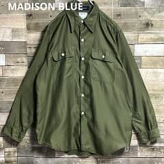 極美品♡マディソンブルー　ハンプトンシャツ　コットン　01 カーキ　長袖　b刺繍 マディソンブルー ハンプトンシャツ B刺繍 コットン カーキ S - メルカリ