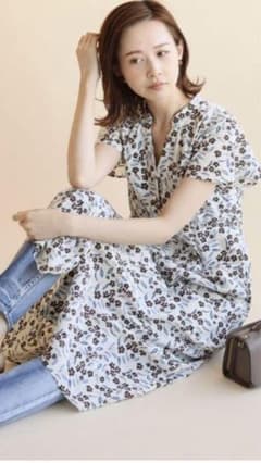 IENA デシンプリントワンピース　36のサムネイル