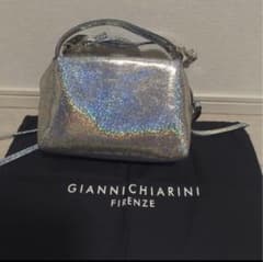 GIANNI CHIARINI ショルダーバッグ キラキラ希少ラメ - メルカリ