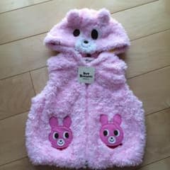 新品未使用♡ミキハウスベスト 80のサムネイル