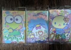 サンリオキャラクターズ ホログラムカード 3枚セットのサムネイル