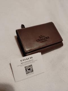 ☆未使用品『鑑定品』COACH ベージュ 三つ折り財布☆クーポンのサムネイル