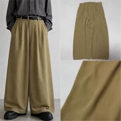 90s Ralph Lauren レーヨン 千鳥格子 ワイドレッグ スラックス - メルカリ