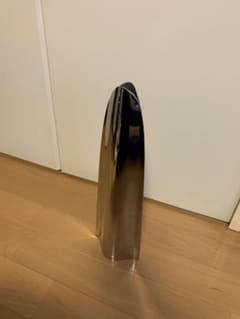 S037/展示品/GEORG JENSEN/フラワーベースステンレスミラー仕上げ 