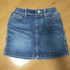 UNIQLO キッズ デニムスカート 110のサムネイル