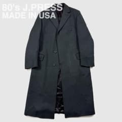 80's USA製 J.PRESS ジェイプレス ヘリンボーンチェスターコート 80's USA製 J.PRESS ジェイプレス ヘリンボーンチェスターコート