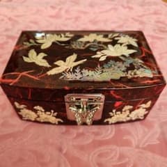 螺鈿 らでん 貝細工模様 ジュエリーボックス 小物入れ 韓国工芸品