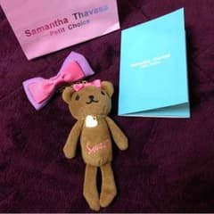 新品！サマンサのクマさんリボンチャーム♡のサムネイル