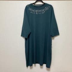 drug store's 刺繍入り 七分袖ワンピースのサムネイル