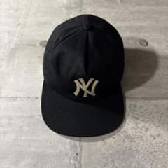 MONDAYSUCK YANKEES キャップ 刺繍ロゴ　ブラック