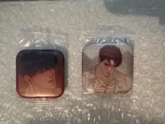 韓国BL 真珠を産む少年 韓国ポップアップ スクエア缶バッジ 2個セット