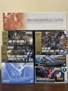 限定デカール付き！全て未組み立て HG RG ガンプラセット15点 - メルカリ