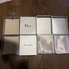 Christian Diorクリスチャンディオールネックレス空箱ケース4点セット Christian Diorクリスチャンディオールネックレス空箱ケース4点セット