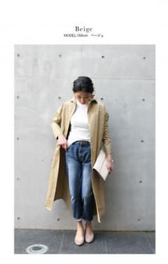 マキシシャツワンピース　 RAZIEL blueのサムネイル