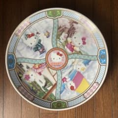 超激レア★キティ　有田焼　フンドーキン醤油 大皿★当選品 超激レア☆キティ 有田焼 フンドーキン醤油 大皿☆当選品 - メルカリ