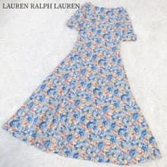 ローレルラルフローレン】ワンピース 花柄 小花 ボタニカル フラワー