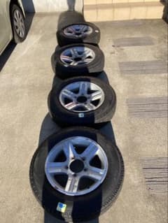 メルカリ便 匿名発送】ジムニー 用 スタッドレス＋アルミホイール