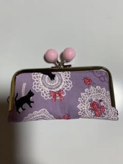 ハンドメイド　がま口　はんこケースのサムネイル