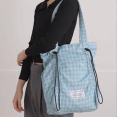 ARTROSE. ロゴ刺繍サイドギャザートートバッグのサムネイル