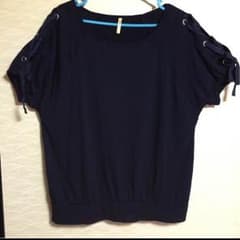 【値下げ】3L 袖編み込みトップスのサムネイル